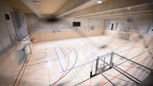 Melihat Masjid Pertama di Slovenia yang Dilengkapi Lapangan Basket dan Restoran