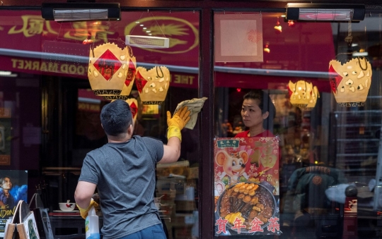 Potret Sepi China Town di London di Tengah Wabah Virus Corona