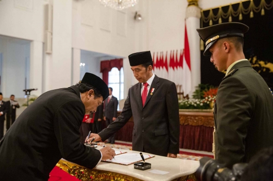 Jokowi Lantik Ketua BPIP dan Kepala BPKP Baru
