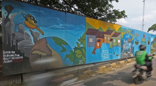 Seruan Cinta Lingkungan Lewat Mural di Manggarai