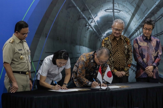 Kontrak Proyek MRT Jakarta Fase II Resmi Ditandatangani