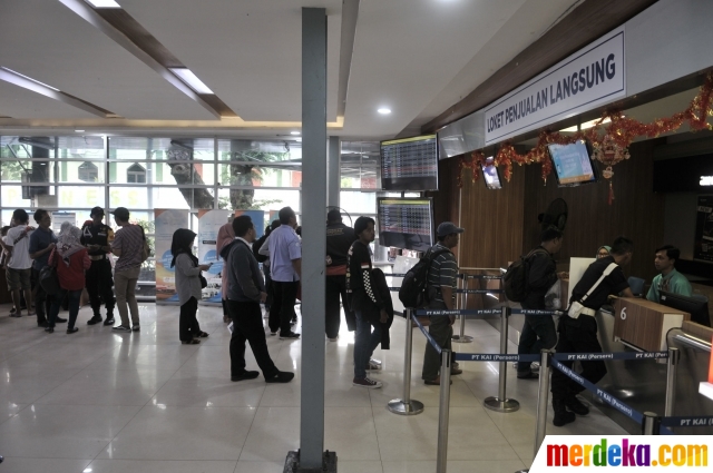 Foto Penjualan Tiket Mudik Lebaran 2020 Telah Tersedia 