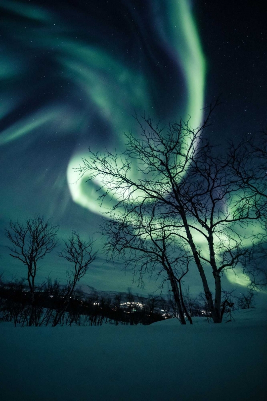 Menikmati Keindahan Fenomena Aurora di Langit Finlandia