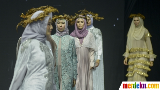 Foto Muslimah Fashion Festival 2020  di Senayan merdeka com