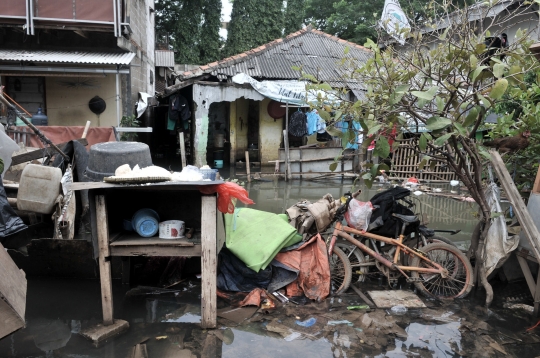 Banjir Masih Rendam Kampung Rawa Indah