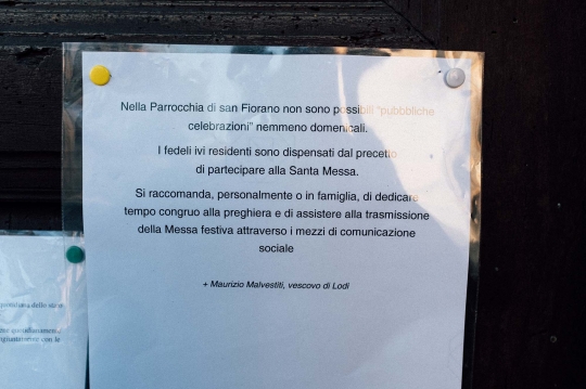 Menengok Kehidupan Kota yang Diisolasi karena Virus Corona di Italia