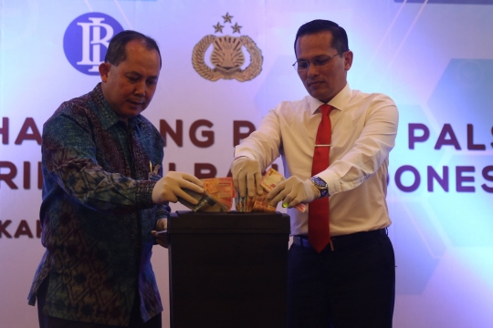 Bank Indonesia Musnahkan Ribuan Lembar Uang Palsu