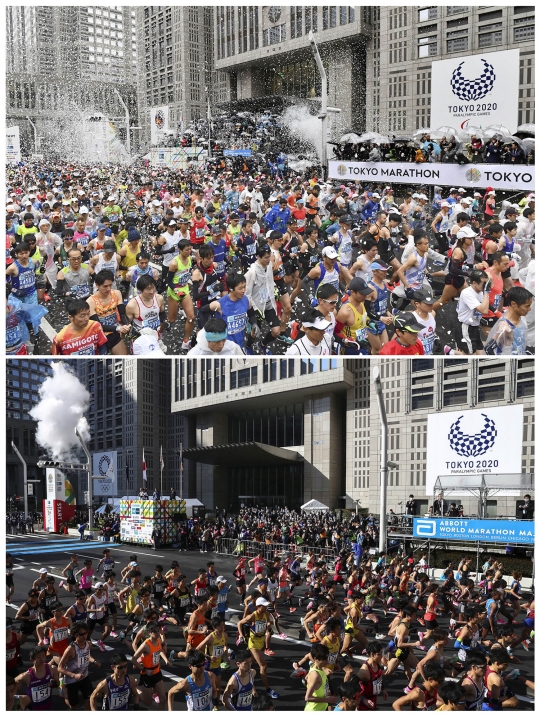 Waspada Virus Corona, Tokyo Marathon 2020 Sepi
