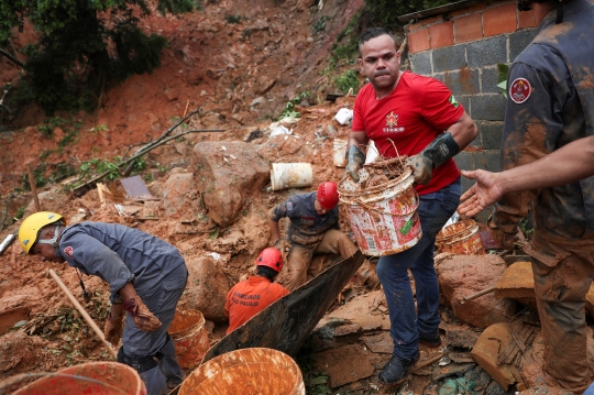 Hujan Lebat Picu Longsor di Brasil, 17 Tewas