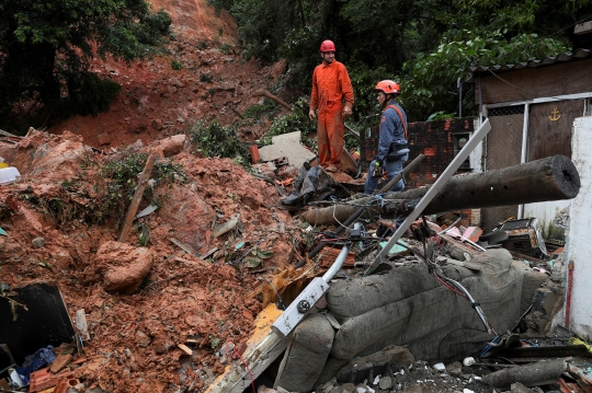 Hujan Lebat Picu Longsor di Brasil, 17 Tewas