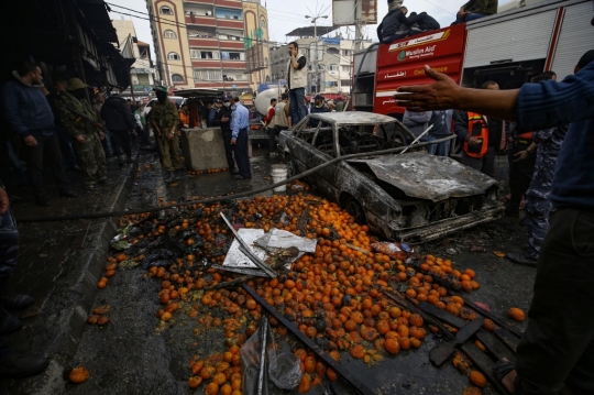 Kebakaran Pasar di Gaza, 11 Orang Tewas Puluhan Lainnya Luka-Luka
