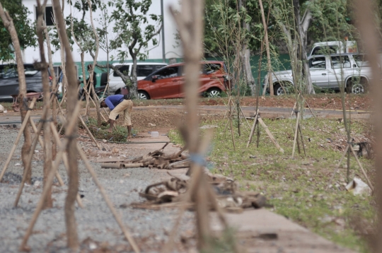 Memantau Revitalisasi Taman Danau Sunter