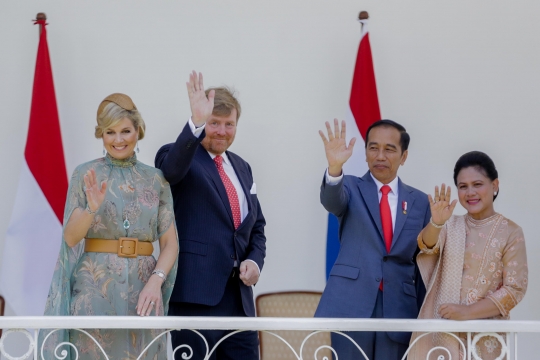 Presiden Jokowi Terima Kunjungan Raja dan Ratu Belanda