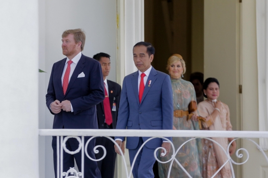 Presiden Jokowi Terima Kunjungan Raja dan Ratu Belanda