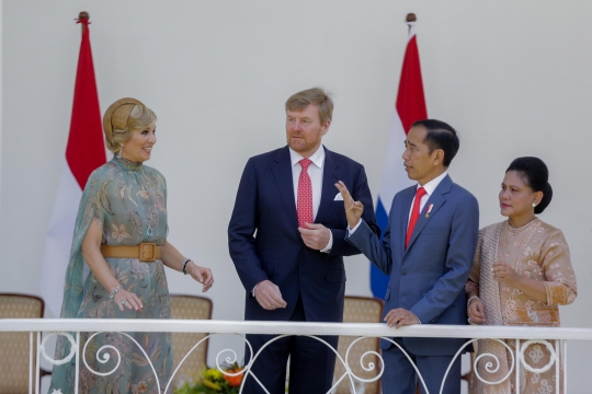 Presiden Jokowi Terima Kunjungan Raja dan Ratu Belanda