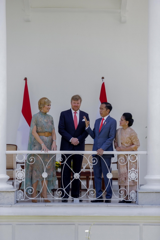 Presiden Jokowi Terima Kunjungan Raja dan Ratu Belanda