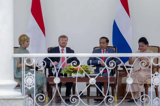 Presiden Jokowi Terima Kunjungan Raja dan Ratu Belanda