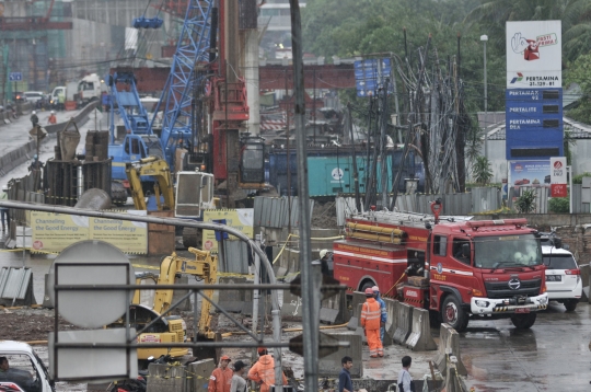 Lokasi Semburan Gas PGN di Cakung