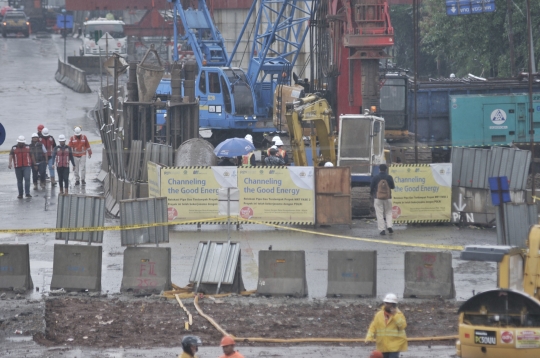 Lokasi Semburan Gas PGN di Cakung