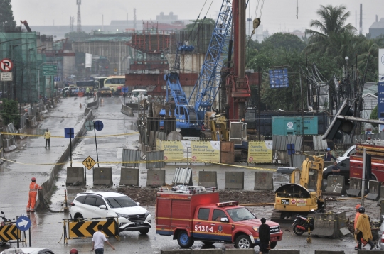 Lokasi Semburan Gas PGN di Cakung