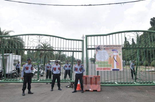 Monas Ditutup Akibat Corona