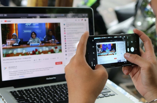 Antisipasi Corona, BPS Gelar Konpers Lewat Live Streaming