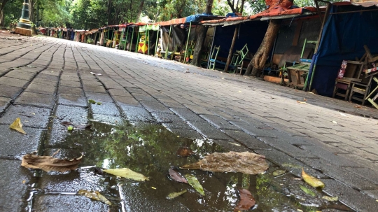 Corona Merebak, Kampung Budaya Betawi Setu Babakan Sepi Pengunjung