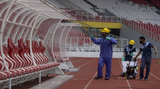 Sterilisasi Stadion GBK untuk Antisipasi Virus Corona