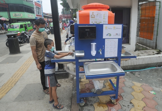 Wastafel Portable untuk Cegah Penyebaran Virus Corona