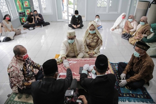 Suasana Pernikahan di Tengah Pandemi Corona