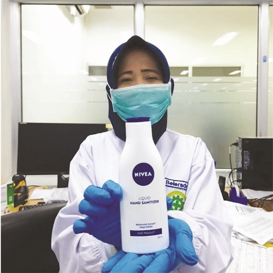 Pabrik Nivea di Malang Ubah Sebagian Fasilitasnya untuk Produksi Hand Sanitizer