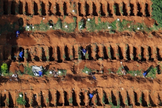 Brazil Siapkan Kuburan Massal Korban Covid-19