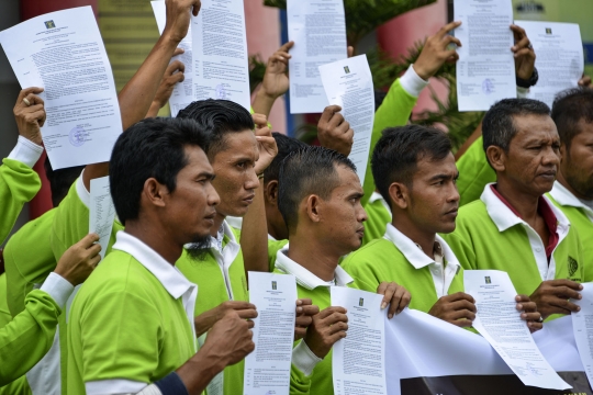 Momen Narapidana di Aceh Kembali ke Pelukan Keluarga