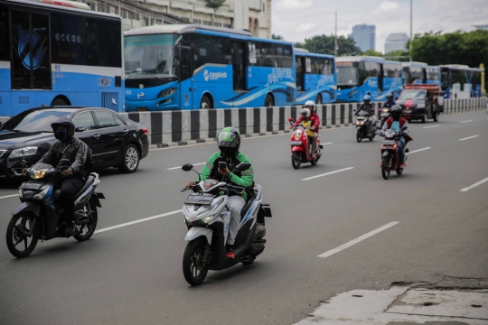 PSBB, Ojek Online Dilarang Antar Penumpang