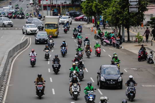 Kendaraan yang Melintas di Jakarta Naik 10 Persen