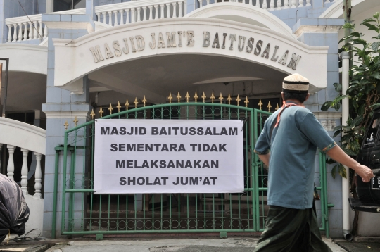 Senyap Salat Jumat di Hari Pertama PSBB