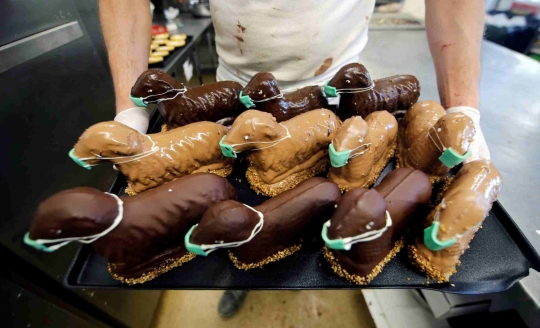 Kue Domba Bermasker Meriahkan Hari Paskah di Jerman