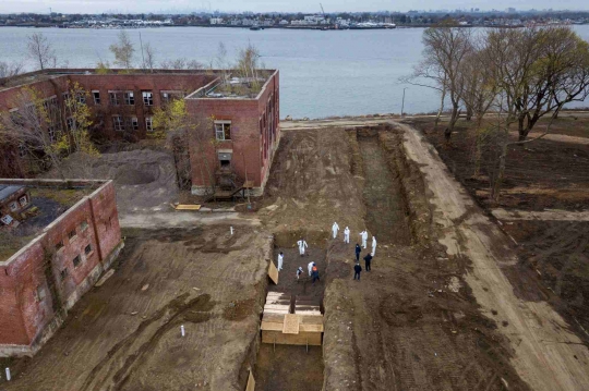 Pulau Hart Jadi Kuburan Massal Korban Covid-19 di New York
