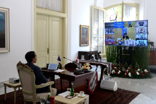 Jokowi Hadiri KTT ASEAN Khusus Covid-19 Secara Virtual