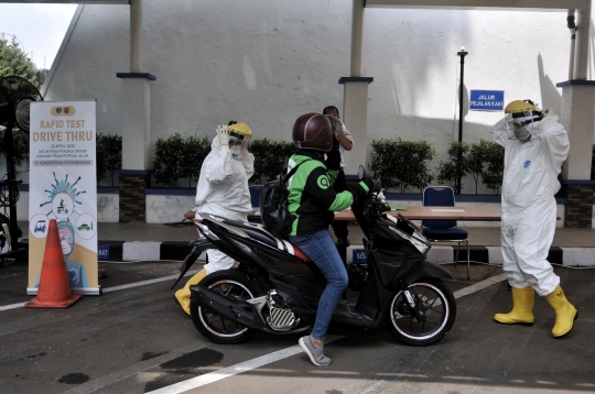 Rapid Test Drive Thru Pengemudi Angkutan Umum