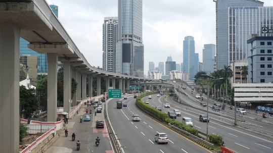 Begini Suasana Arus Lalu Lintas Jakarta di Hari ke-11 PSBB