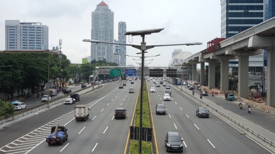 Begini Suasana Arus Lalu Lintas Jakarta di Hari ke-11 PSBB