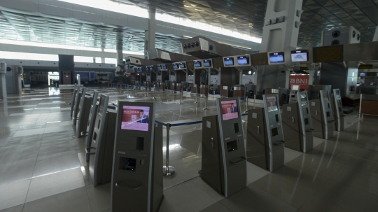 Terminal 3 Bandara Soekarno-Hatta Sepi