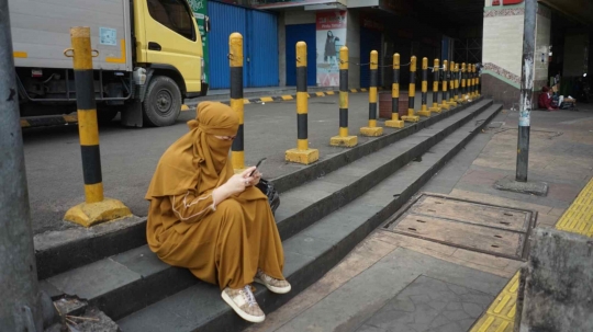 Masa PSBB Diperpanjang, Begini Suasana Terkini Pasar Tanah Abang