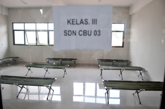 Melihat Ruang Isolasi Covid-19 di Gedung Sekolah