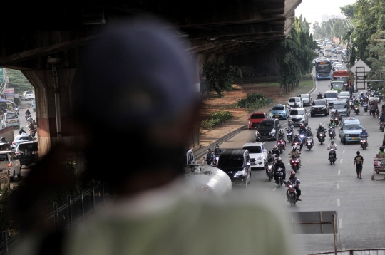 Volume Kendaraan Pribadi di Jalanan Ibu Kota Kembali Meningkat