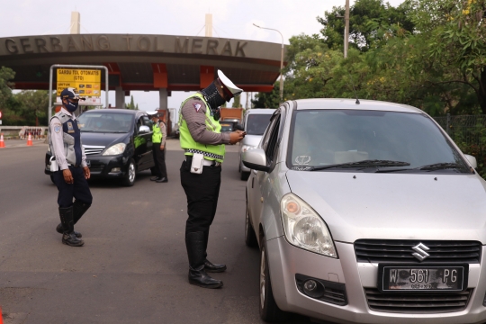 Penjagaan Ketat Tol Merak untuk Antisipasi Pemudik