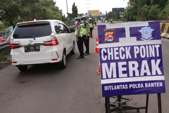 Penjagaan Ketat Tol Merak untuk Antisipasi Pemudik