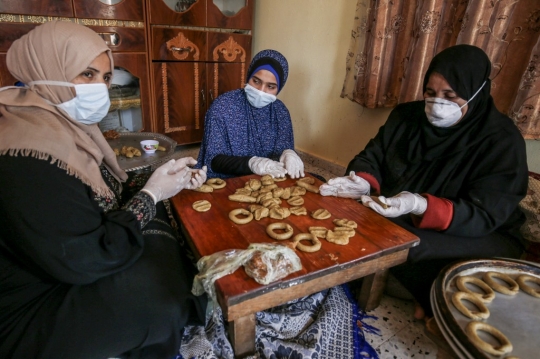 Melihat Pembuatan Kue Tradisional Palestina Jelang Lebaran