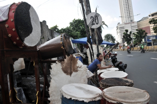 Nestapa Penjual Beduk Tanah Abang Terdampak Covid-19